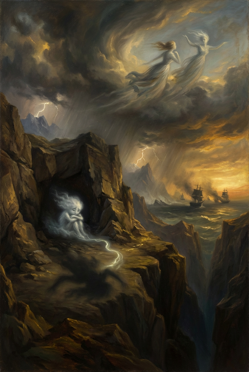 Nimbus and the Runaway Ink — Art Print