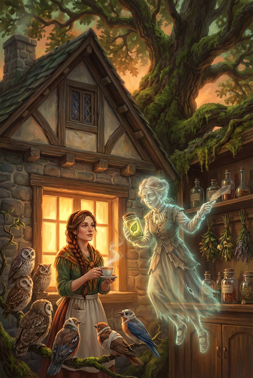 Rue's Roost and the Ghost — Art Print