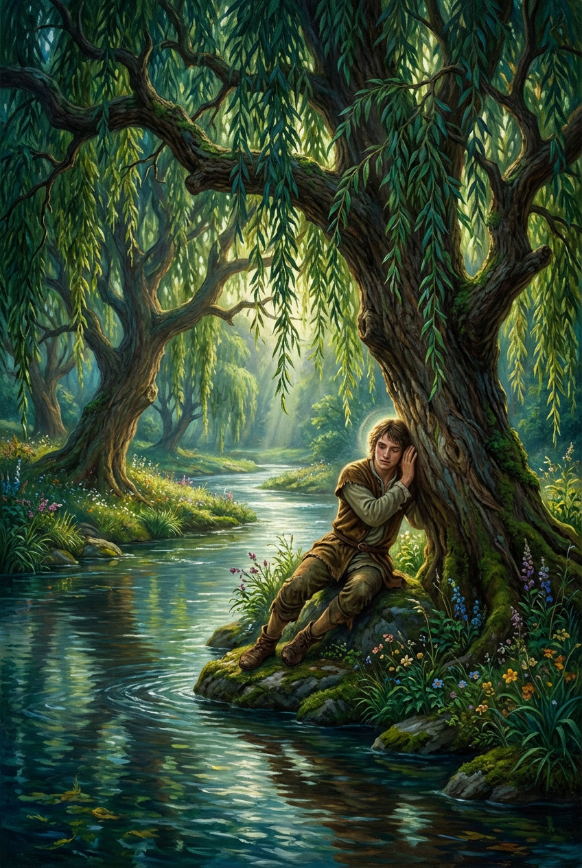 A Golden Acorn for Oliver — Art Print