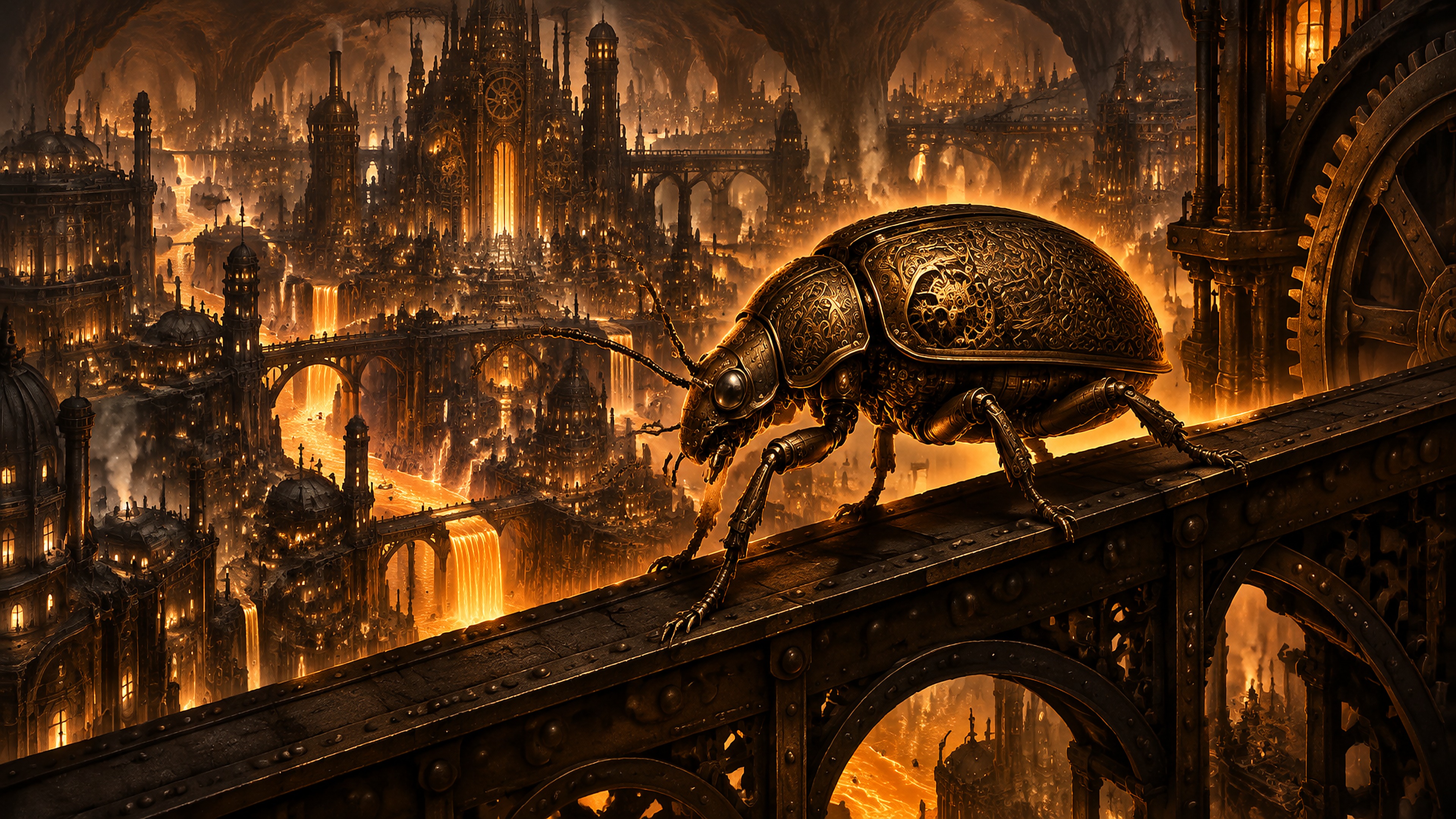 Carapace Rising — 4K Desktop Wallpaper
