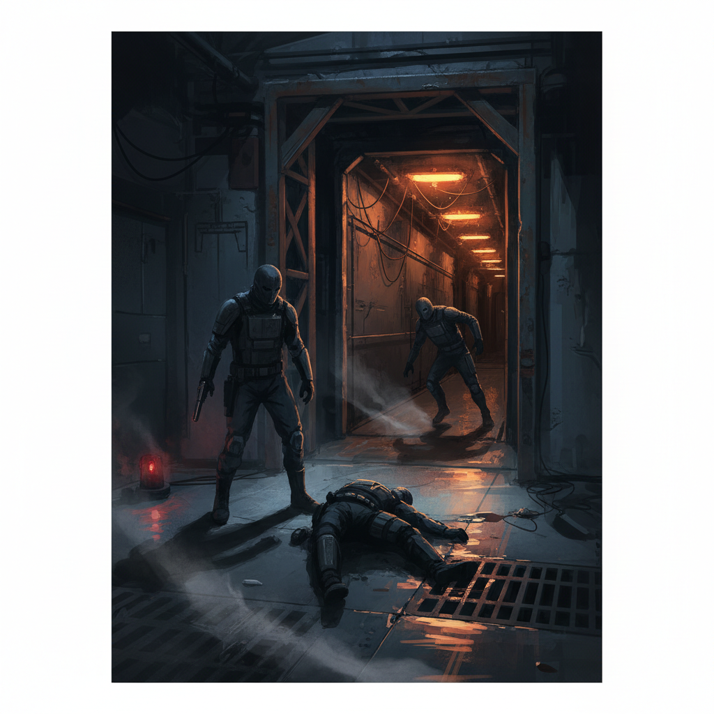 The Silent Plea — Ch.6: Basement Shootout Escape