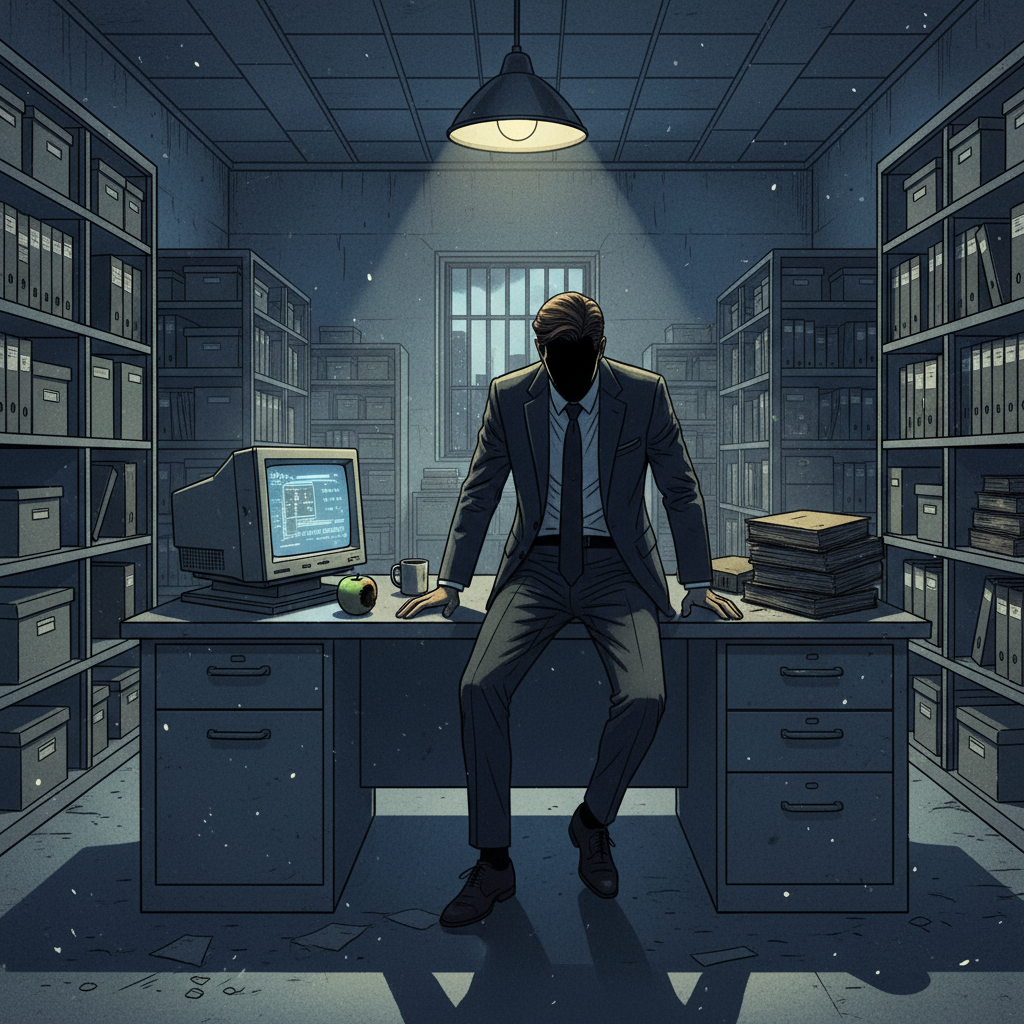 The Silent Plea — Ch.2: Shadowy prosecutor in sterile basement