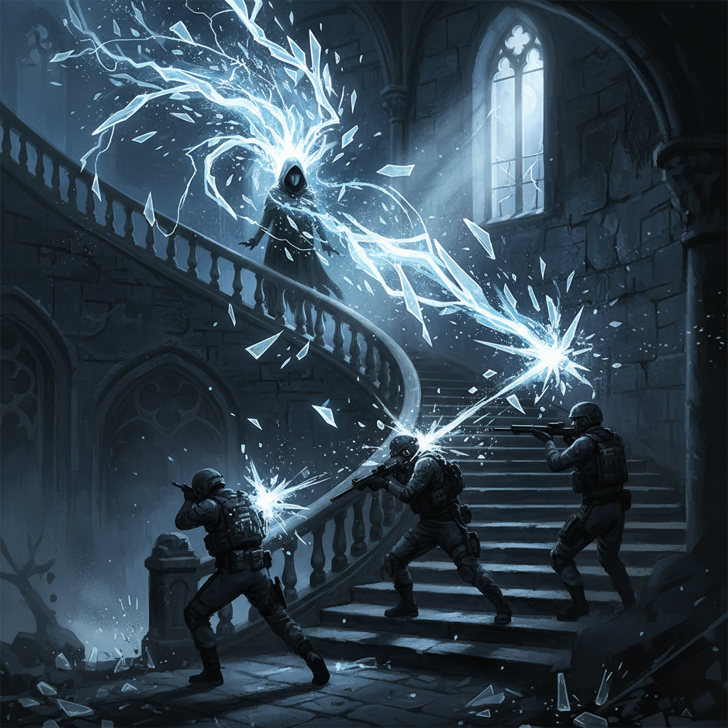 Jagged Glass and Looped Silence — Ch.3: Psychic Shrapnel Attack