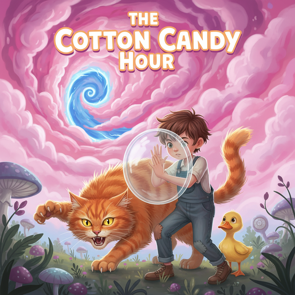 The Cotton Candy Hour — Ch.3: Boy shields duckling from cat