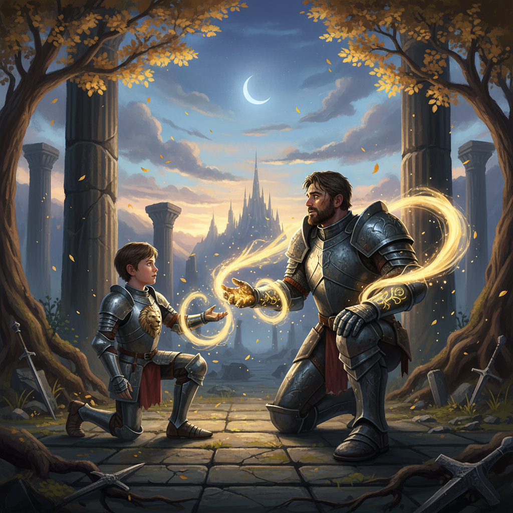 The Emperor's Eleventh — Ch.5: Child Knight's Golden Oath
