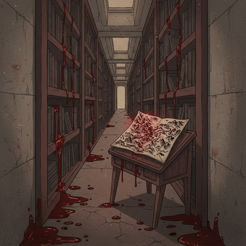 Red Correspondence — Ch.1: Architecture becomes alive, ink bleeds