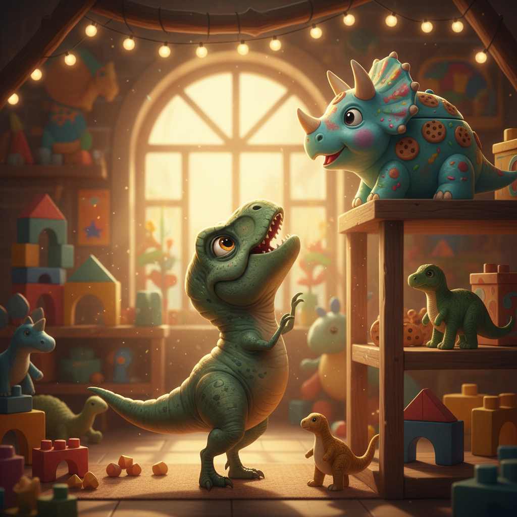 Dinosaur Daycare — Ch.1: Rex Reaches for the Cookie Jar