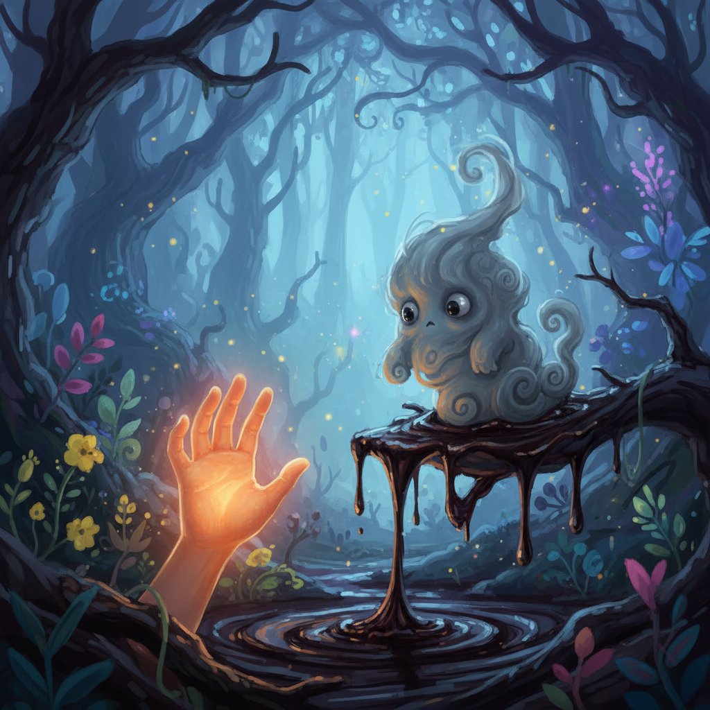 Puff Needs a Way Up — Ch.1: A hand of light.