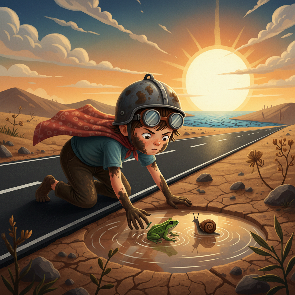 Saving the Snail-Ville Sea — Ch.1: The Mud Inventor's Rescue