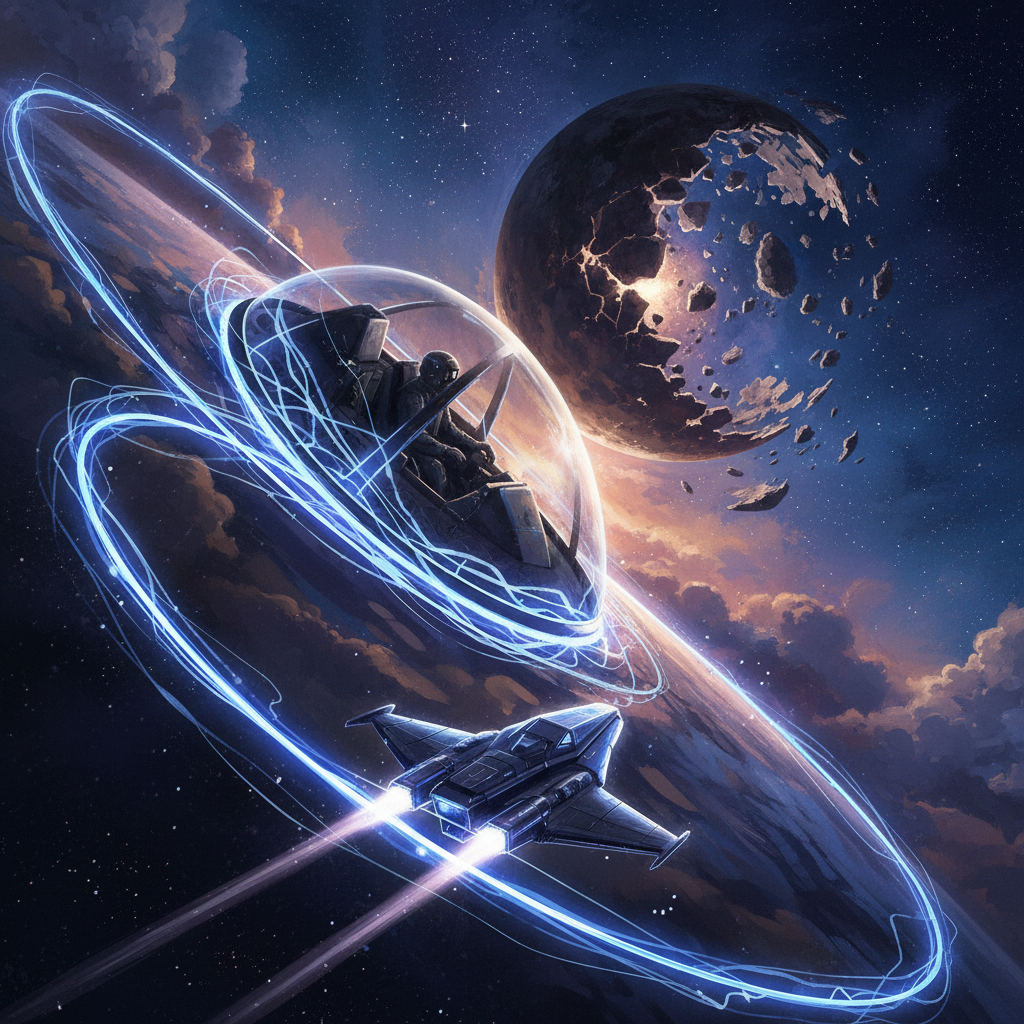 Cosmic Drift — Ch.1: Drifting through energy veins