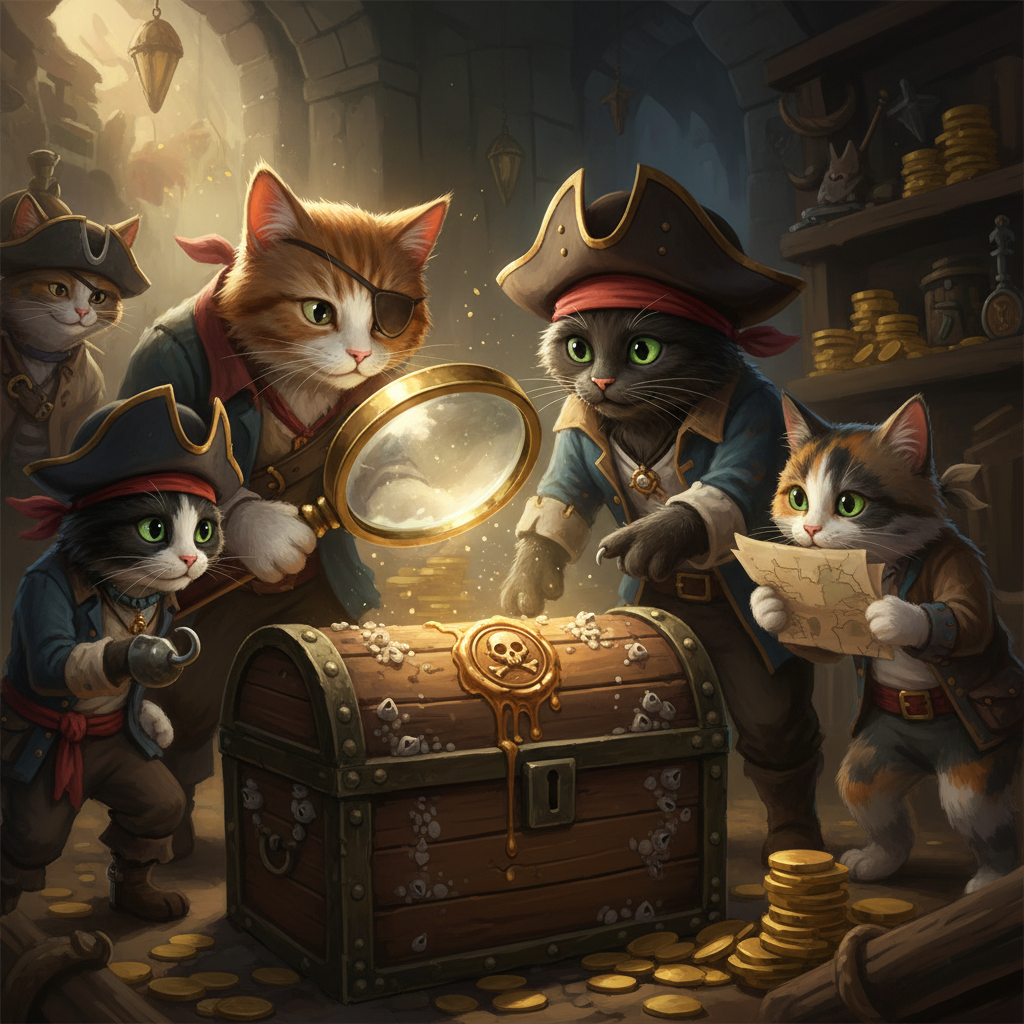 Captain Whiskers and the Pirate Cats — Ch.3: Pirate's Lens melts seal
